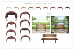 Father and Sons clipart, Father&#039;s day clipart, Dad clipart Product Image 5