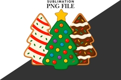 Christmas trees png design for T-shirts Product Image 2