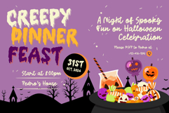 Retro Ghost is a Halloween retro duo font Product Image 3
