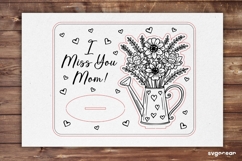 Mother&#039;s Day Pop Up Card Laser Cut | Glowforge | SVG Product Image 3