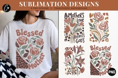 Boho Christian Mama Brushstroke PNG | Mothers Day Png Product Image 1