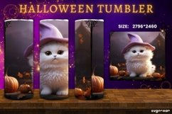 Halloween Cats Tumbler Wrap Bundle | 20 Oz | Sublimation Product Image 6