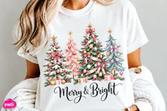 Merry and Bright PNG, Christmas Bow PNG, Funny Christmas PNG Product Image 5