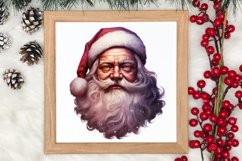 Vintage Black Santa Claus Sublimation Clipart, Santa PNG Product Image 4