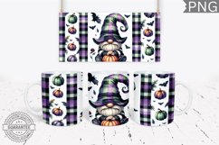 Halloween Gnome Mug Wrap Sublimation - Halloween PNG Product Image 1