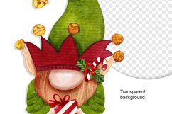 Watercolor Christmas elves gnomes, Christmas Gnomes Product Image 4