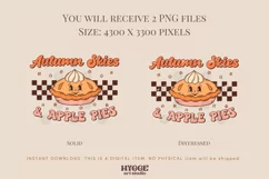 Thanksgiving Sublimation PNG | Autumn Skies & Apple Pies PNG Product Image 2
