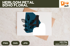 Heirloom Petal Boho Floral Monogram Product Image 1