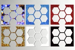 Honeycomb phototemplate | 30 Skinny Tumbler designs, PNG Product Image 5
