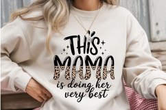This Mama Is Doing Her Very Best PNG | Leopard Print Mama Product Image 2