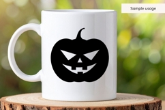Scary Jack O Lantern Pumpkin SVG Product Image 5