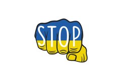 Support for Ukraine in the war - Vector Symbols. Product Image 6