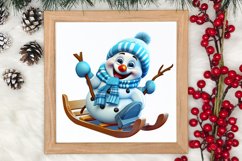 Funny Snowman Sublimation Clipart, Christmas PNG Product Image 4
