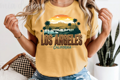 Los Angeles PNG, Hollywood Hills Palm Tree Sublimation Product Image 6