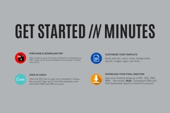 All About Me Editable Canva Template Product Image 5