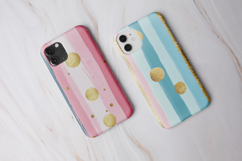 16 Polka Dot Stripe Digital Paper Bundle Product Image 4