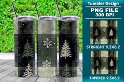 Christmas Tree Tumbler Wrap design, 20oz Tumbler wrap png Product Image 1