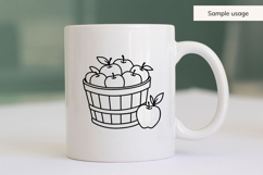 Hand Drawn Fall Apple Bushel SVG Product Image 5