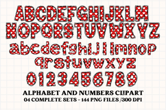 Valentine Alphabet Clip Art, valentines day letters doodle Product Image 5