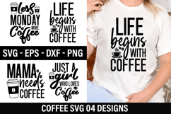 Coffee SVG Design - Mama needs coffee Product Image 1