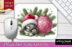 Christmas Animals Mouse Pad Sublimation - Cute Christmas PNG Product Image 1