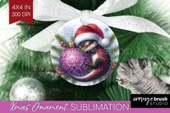Christmas Animals Ornament PNG - Cute Christmas PNG Product Image 1