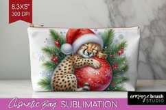 Christmas Animals Cosmetic Bag - Cute Christmas Makeup Bag Product Image 1
