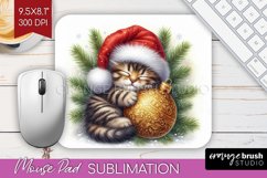 Christmas Animals Mouse Pad Sublimation - Cute Christmas PNG Product Image 1