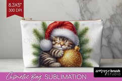 Christmas Animals Cosmetic Bag - Cute Christmas Makeup Bag Product Image 1