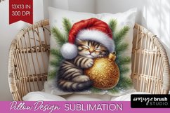 Christmas Animals Pillow Sublimation - Cute Christmas Pillow Product Image 1