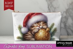 Christmas Animals Cosmetic Bag - Cute Christmas Makeup Bag Product Image 1