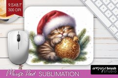 Christmas Animals Mouse Pad Sublimation - Cute Christmas PNG Product Image 1