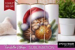 Christmas Animals Tumbler Wrap - Cute Christmas Tumbler PNG Product Image 1