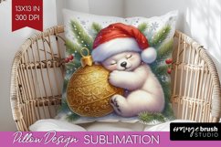 Christmas Animals Pillow Sublimation - Cute Christmas Pillow Product Image 1