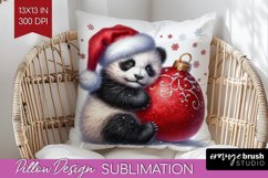 Christmas Animals Pillow Sublimation - Cute Christmas Pillow Product Image 1
