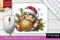 Christmas Animals Mouse Pad Sublimation - Cute Christmas PNG Product Image 1