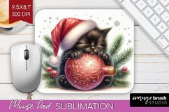 Christmas Animals Mouse Pad Sublimation - Cute Christmas PNG Product Image 1