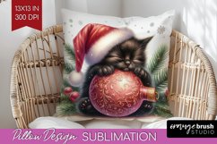 Christmas Animals Pillow Sublimation - Cute Christmas Pillow Product Image 1