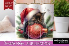 Christmas Animals Tumbler Wrap - Cute Christmas Tumbler PNG Product Image 1