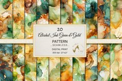 Alcohol Ink Abstract Digital Paper, Earth tone Abstract Product Image 1