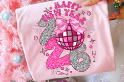Happy New Year 2026 Png, Trendy New Years Eve Png Product Image 1