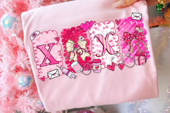 XOXO Nurse Png, Valentine Nurse Png, Valentines XOXO Png Product Image 1