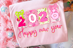 Happy New Year Png, New Year Png, Disco Ball Png, Hello 2026 Product Image 3