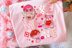 Be Mine Png, Leopard Valentine's Day Png, Coquette Bow Png Product Image 1