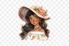 Cottagecore Ebony Girl Sublimation Product Image 2