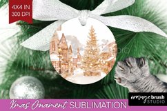 Christmas City Ornament PNG - Cozy Christmas PNG Sublimation Product Image 1