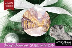 Christmas City Ornament PNG - Cozy Christmas PNG Sublimation Product Image 1