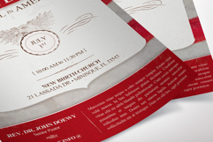 American Patriotic Church Postcard Template, 8.5x5.5 Flyer Product Image 5