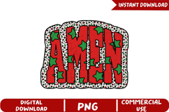 Amen Christmas Sublimation, Jesus Christmas Png Product Image 5