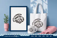 Cute Ocean Animal SVG | Kawaii Sea Creatures Product Image 3